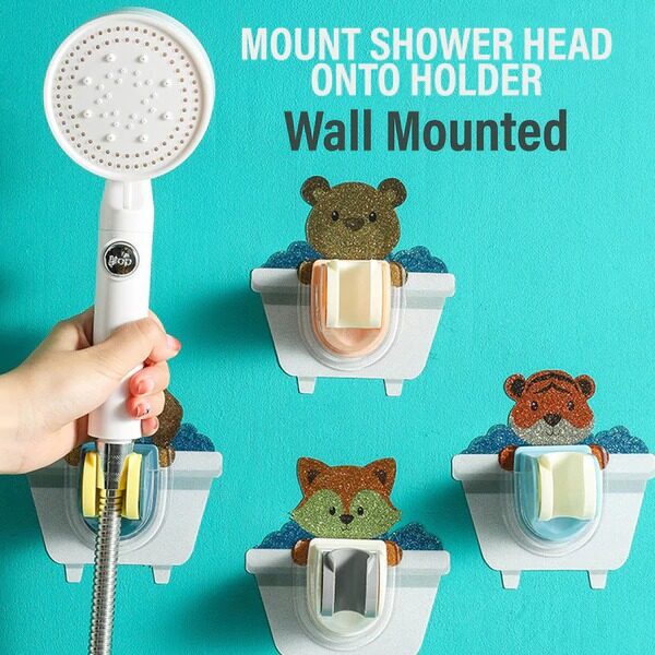 FREE GIFT [YNY MALL] [ 1PC ] Shower Head Holder Bracket with Animal Design / Pemegang Pancuran Air