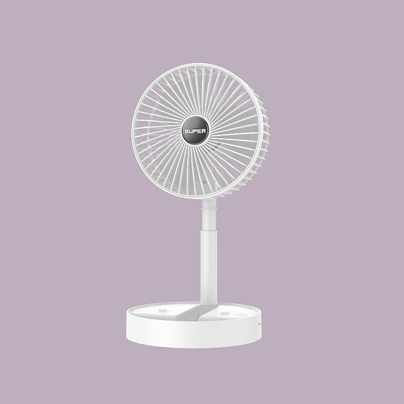 [Local Seller] EXTRA GIFT Rechargeable Mini Fan Desktop Fan Folding Intelligent USB Fan Kipas