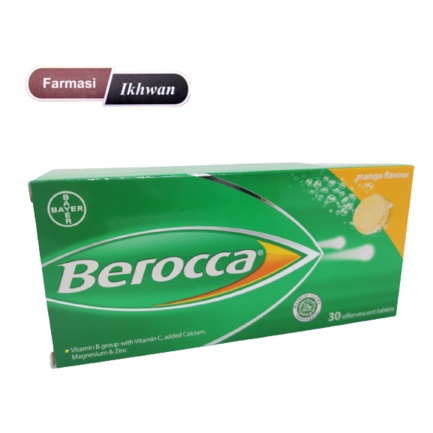 BEROCCA EFFERVESCENT TABLET (15 x 2 TABLETS) | Shopee Malaysia