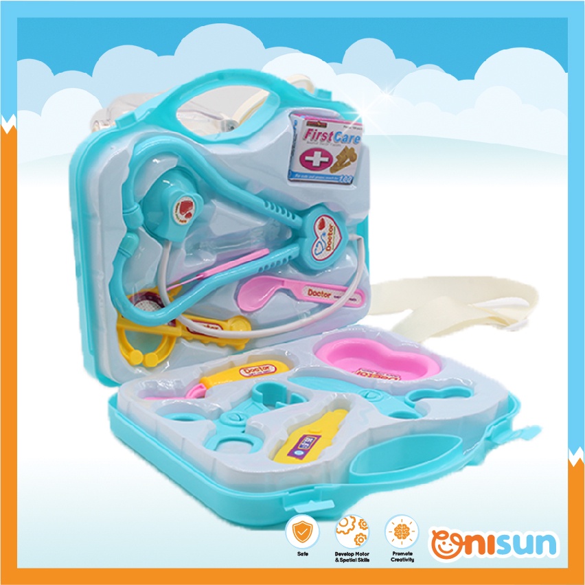 Children Fun Hospital Medical Set With Accessories Tools And Suitcase ...