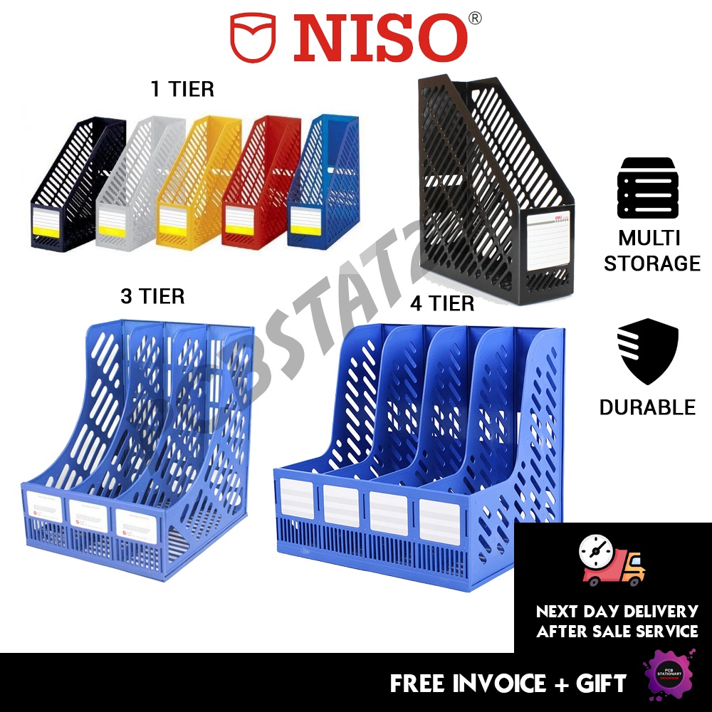 Desktop Table Rack Document Plastic Magazine Holder/Stand Book Shelf ...