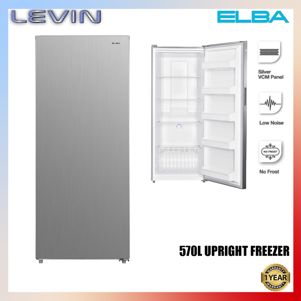 Elba Upright Freezer 220L 290L 570L Fast Cooling Universal Caster Wheel ...