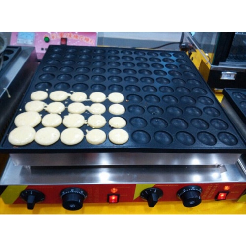 Commercial Electric Poffertje Mini Dutch Pancake Machine Iron Baker 100 holes