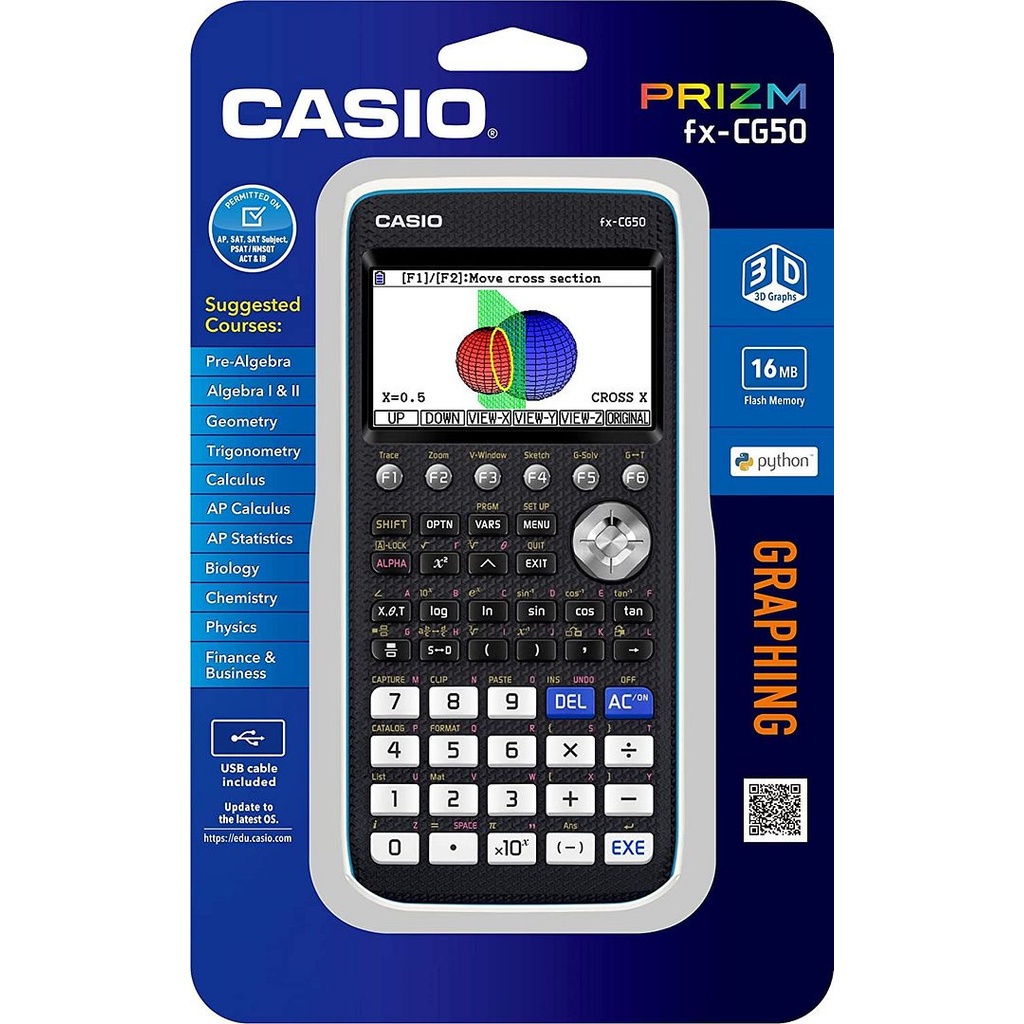 Casio Prizm FXCG50 Color Graphing Calculator original Approved for AP