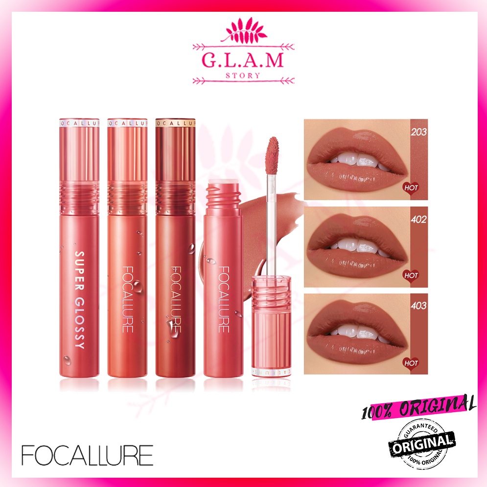 FOCALLURE [FA208] JellyClear Dewy Lip Glossy Tint Shopee Malaysia