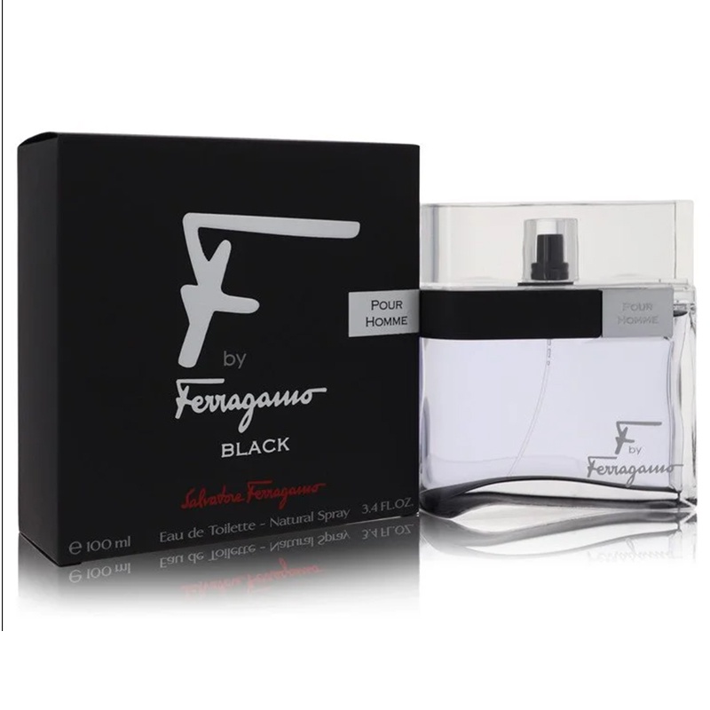 [Ready Stock] Salvatore Ferragamo F Black Pour Homme Eau De Toilette ...