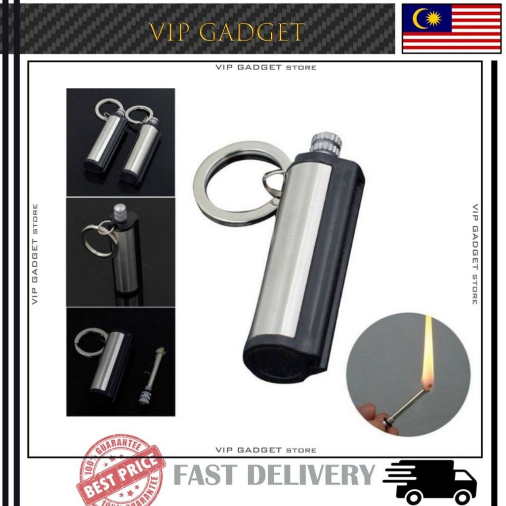 Ship in 24 Hrs!! Pemetik Api Minyak / Mancis Api / Metal Match Box Lighter Camping