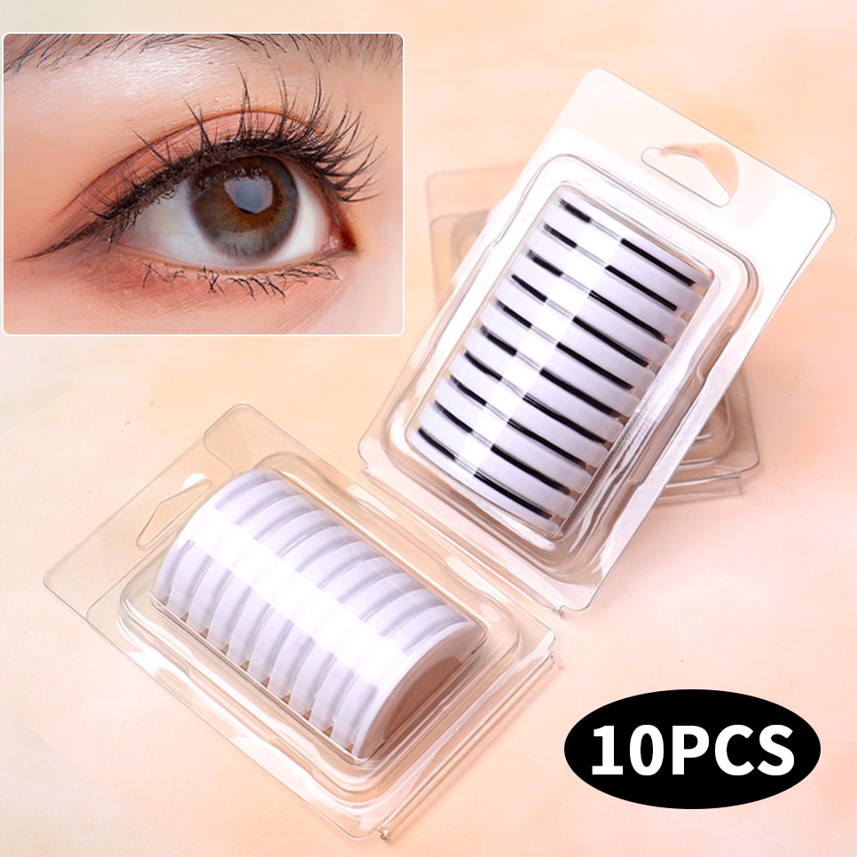 1Set  Reusable Self-Sticker Lash Adhesive Tape Easy To Wear Soft Glue-Free Lash Eyelash Glue Strip Hypoallergenic Eyelash Glue Strip Makeup Tool