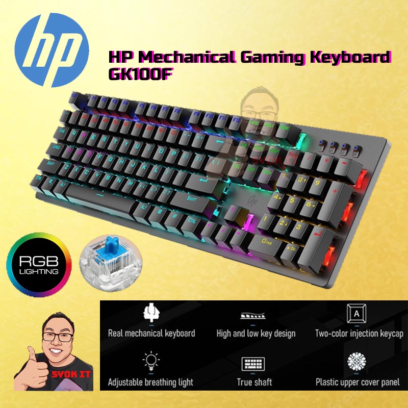 HP Mechanical Gaming Keyboard GK100F Shopee Malaysia