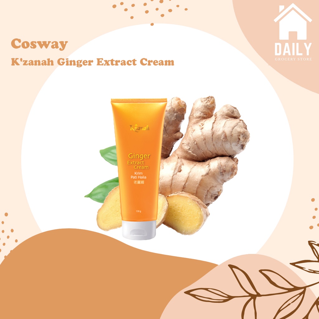 Cosway K'zanah Ginger Extract Cream / Krim Pati Halia 130g Shopee
