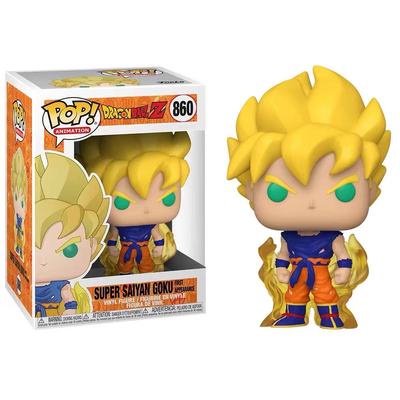 ORIGINAL Funko Pop No. 860 Dragon Ball Z Super Saiyan Goku Vinyl ...