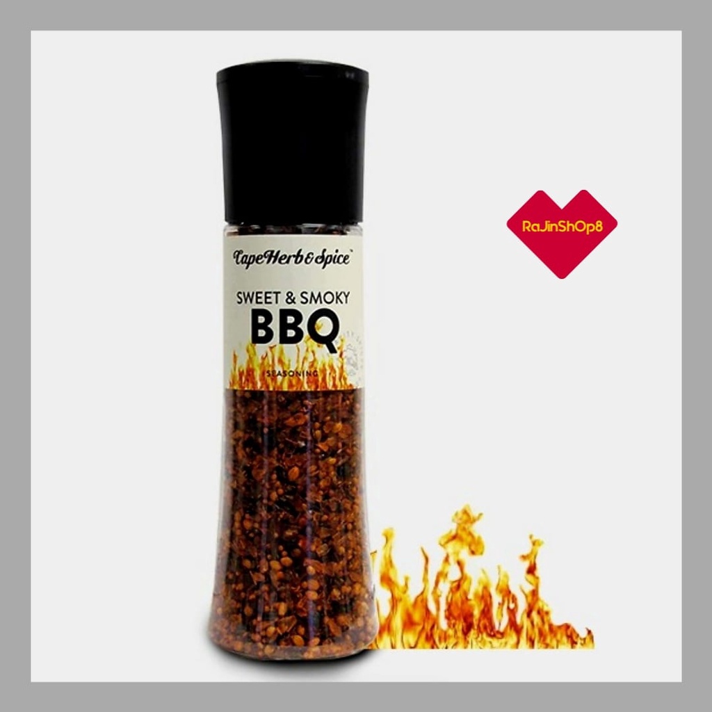 CAPE HERB & SPICE - Tall Sweet & Smoky BBQ Grinder , 230g