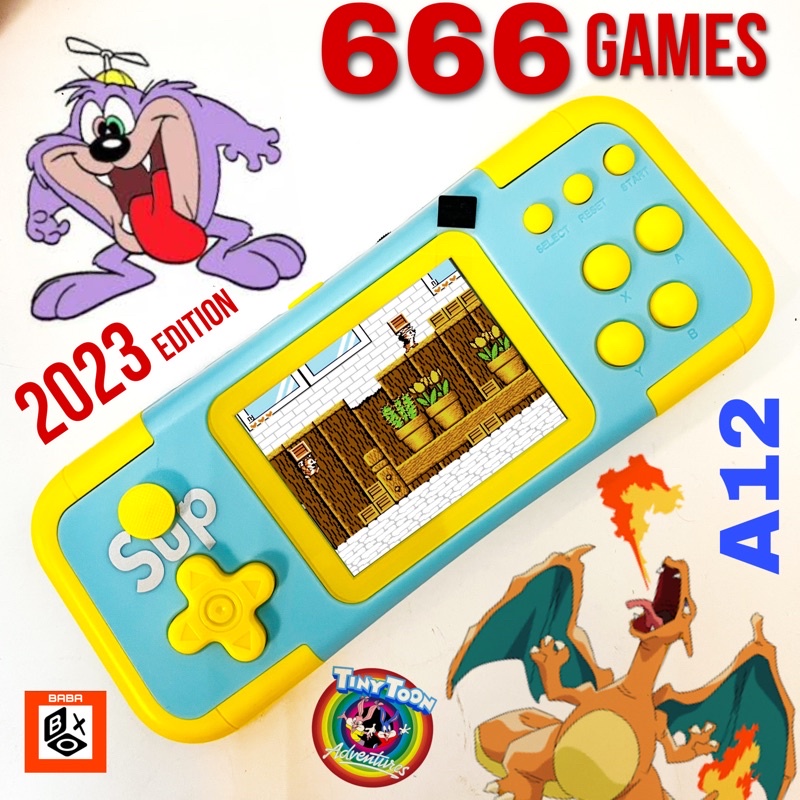 A12 retro handheld games console classic video games newest edition Sup game box 复古游戏机电玩