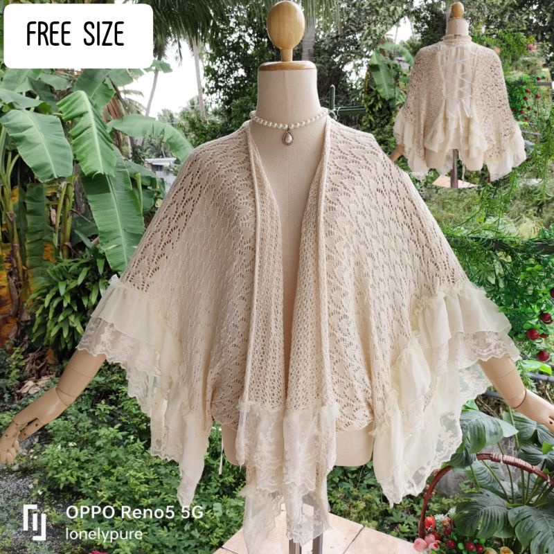 Axes Femme Lace Cardigan Second Hand
