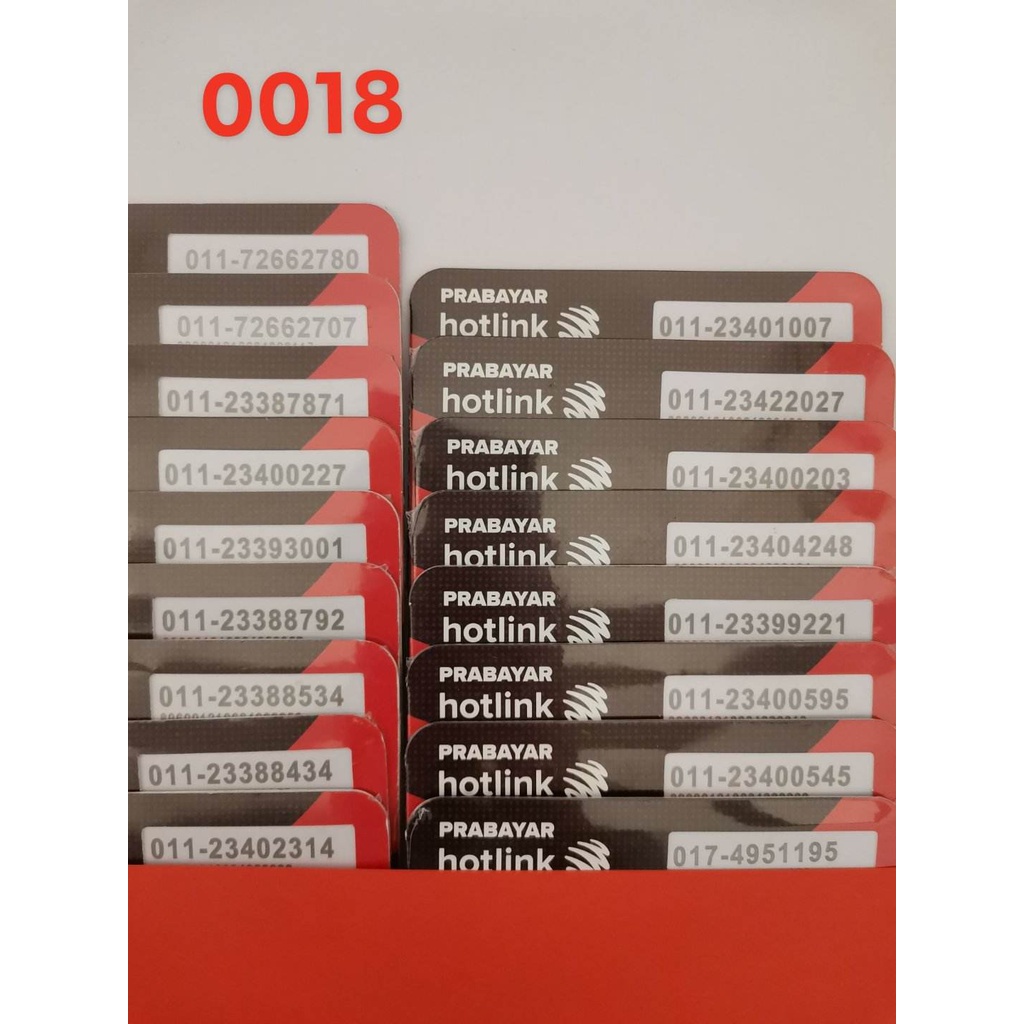 M0018 Maxis Hotlink 011 prepaid sim Shopee Malaysia