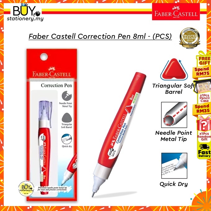 Faber Castell Correction Pen 8ml (PKT) Shopee Malaysia