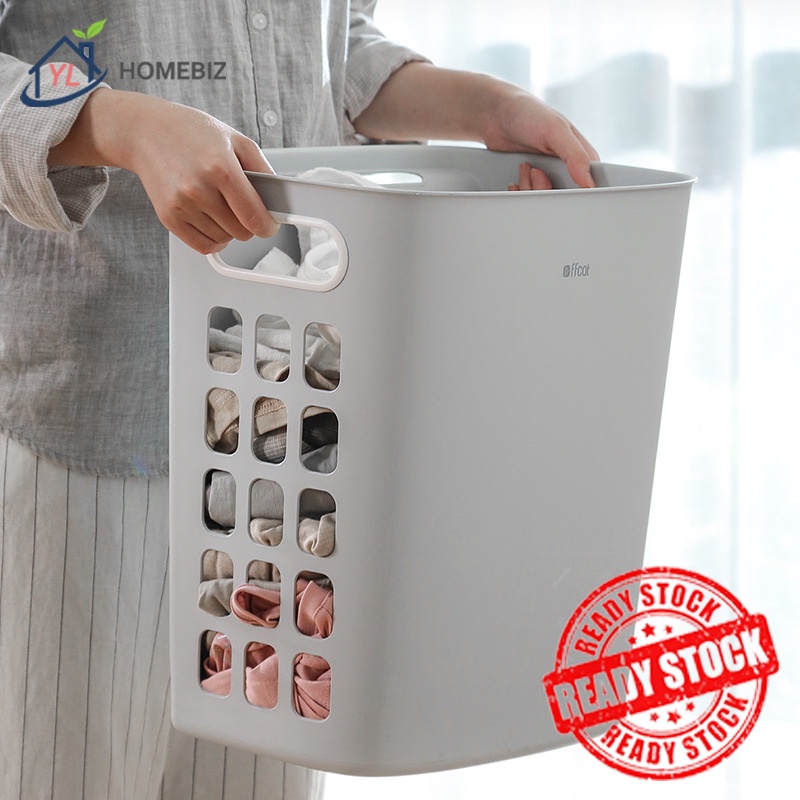 laundry basket with handle laundry storage basket bakul baju laundry bakul baju kotor bakul besar simpan barang 脏衣蓝