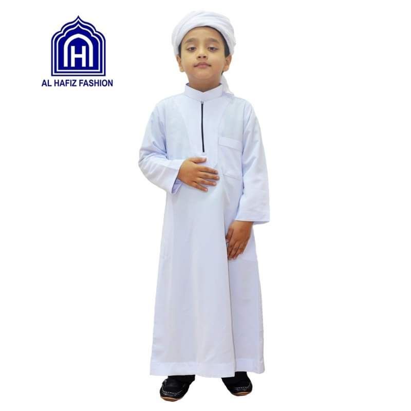 Jubah budak Al Hafiz Jubah Budak lelaki Kain Koshibo Mudah Gosok dan cepat kering Jubah Budak Tahfiz Ready Stock