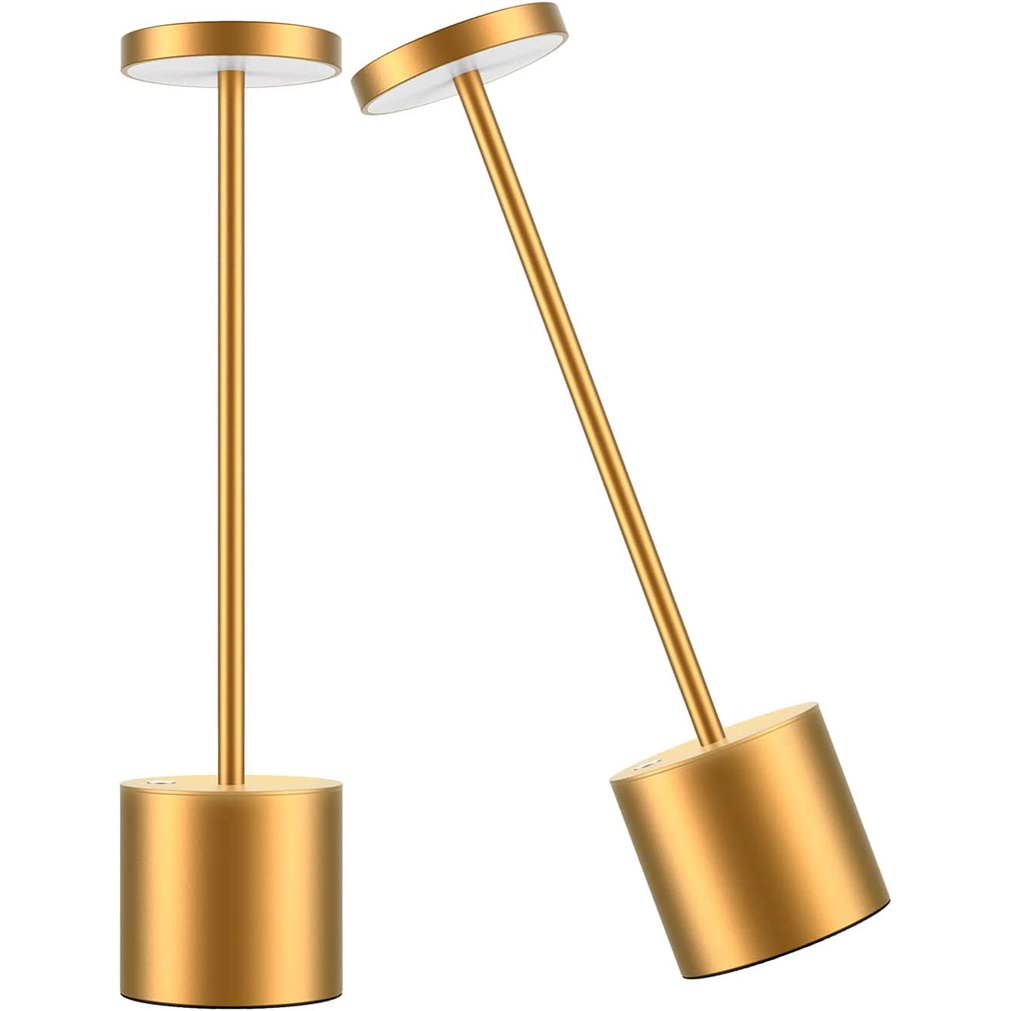 ReadyStock Rechargeable Cordless Table Lamp Dimmable Table Light Lampu