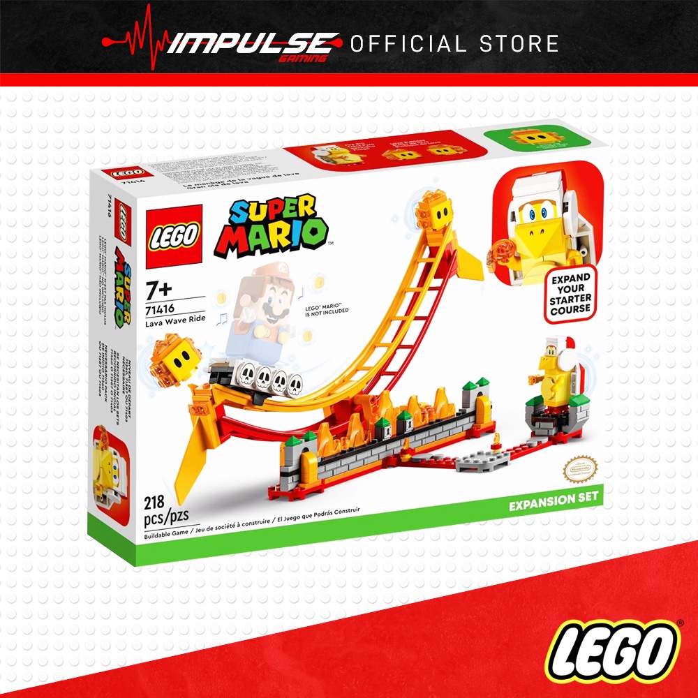 LEGO 71416 Super Mario - Lava Wave Ride Expansion Set | Shopee Malaysia