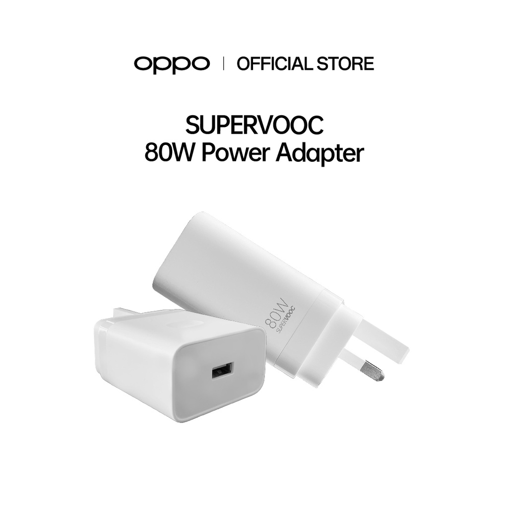 OPPO SUPERVOOC 80W Power Adapter Shopee Malaysia