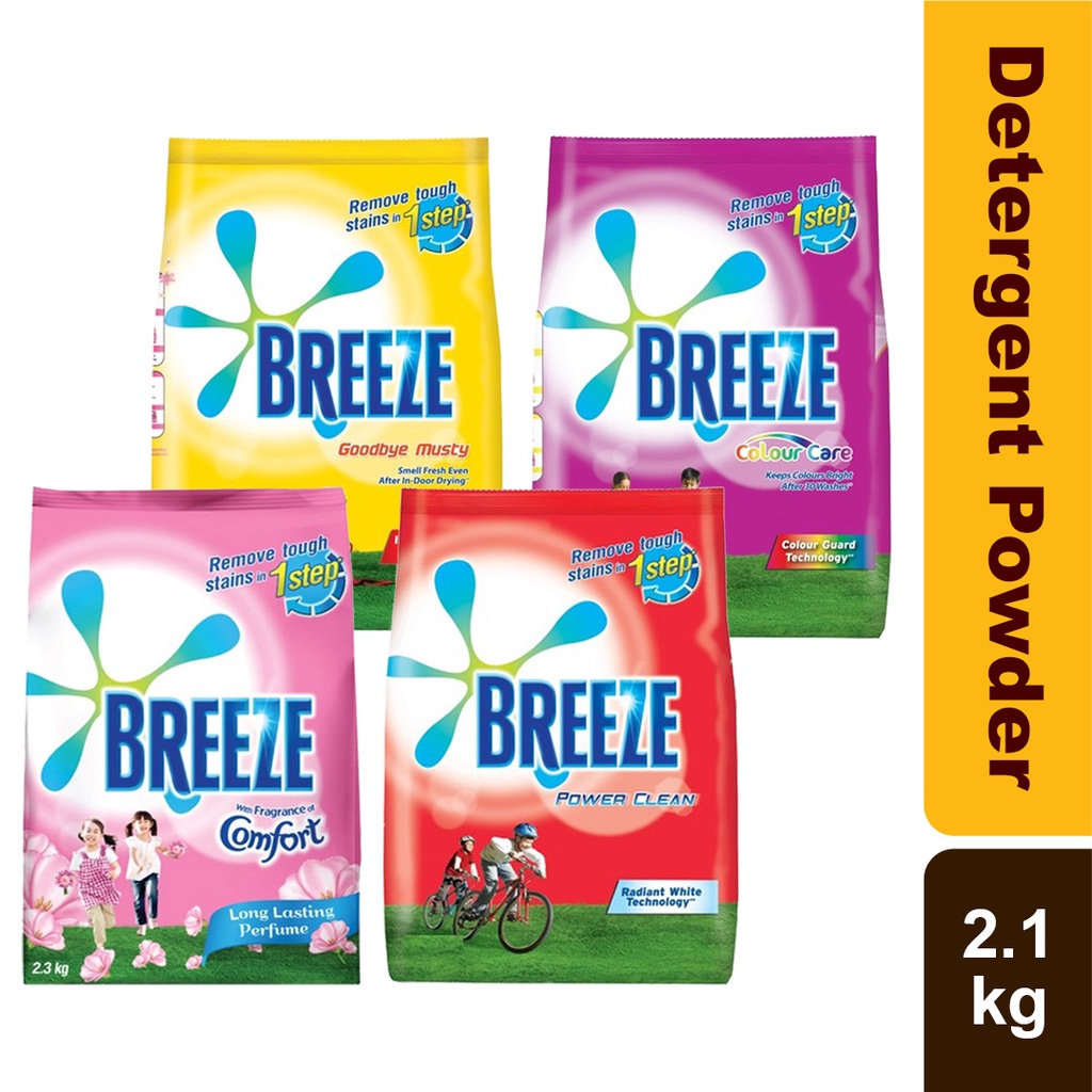 BREEZE Detergent Powder 2.1kg Shopee Malaysia