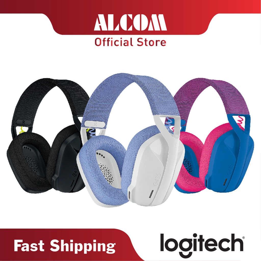 LOGITECH G435 Wireless Gaming Headset with LIGHTSPEED & Bluetooth