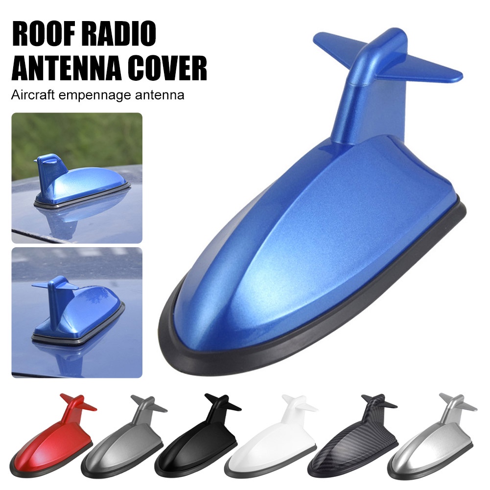 Car Antenna Cover Aircraft Empennage Antenna Adhesive Base Carbon Fiber