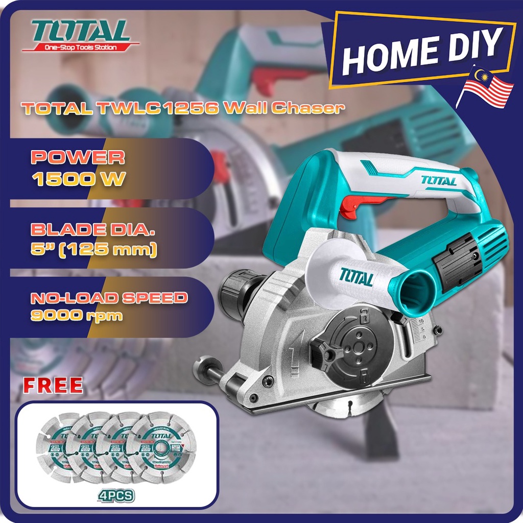 Total Twlc1256 Wall Chaser 1500w 5