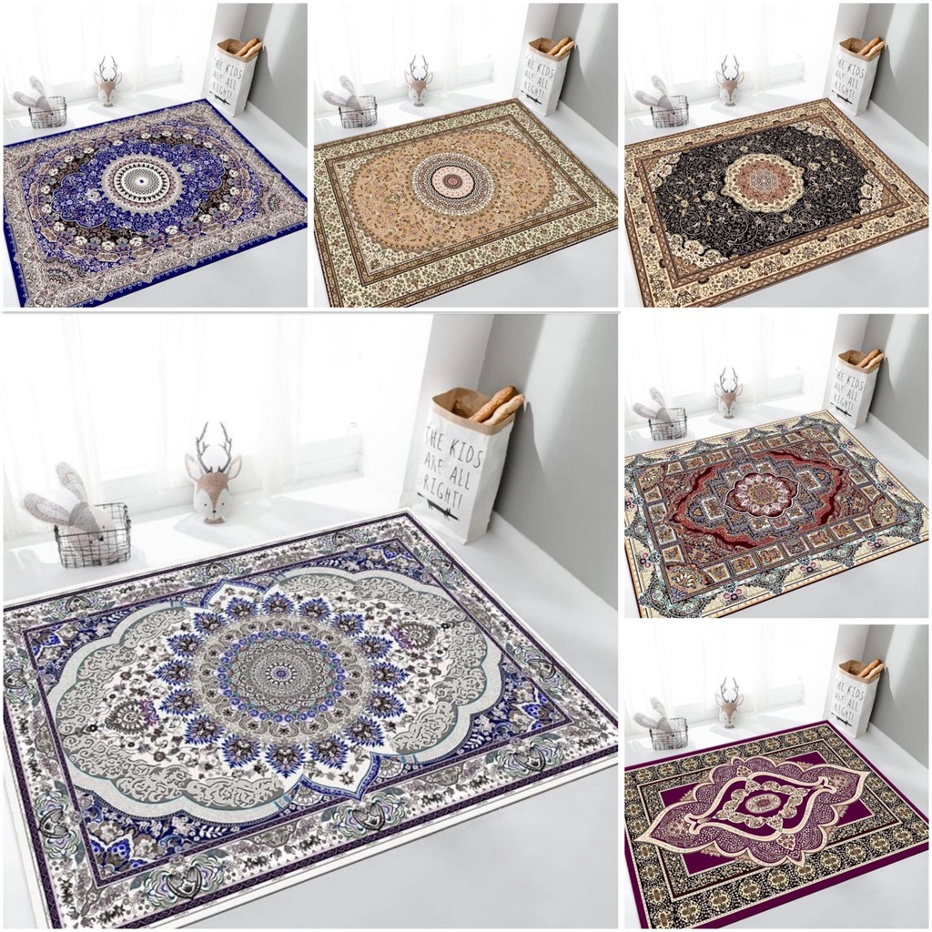 ListonX Size XL (160x210cm) Carpet Viral Desain Baru Ready Stock for Home Decoration | Highest Quality