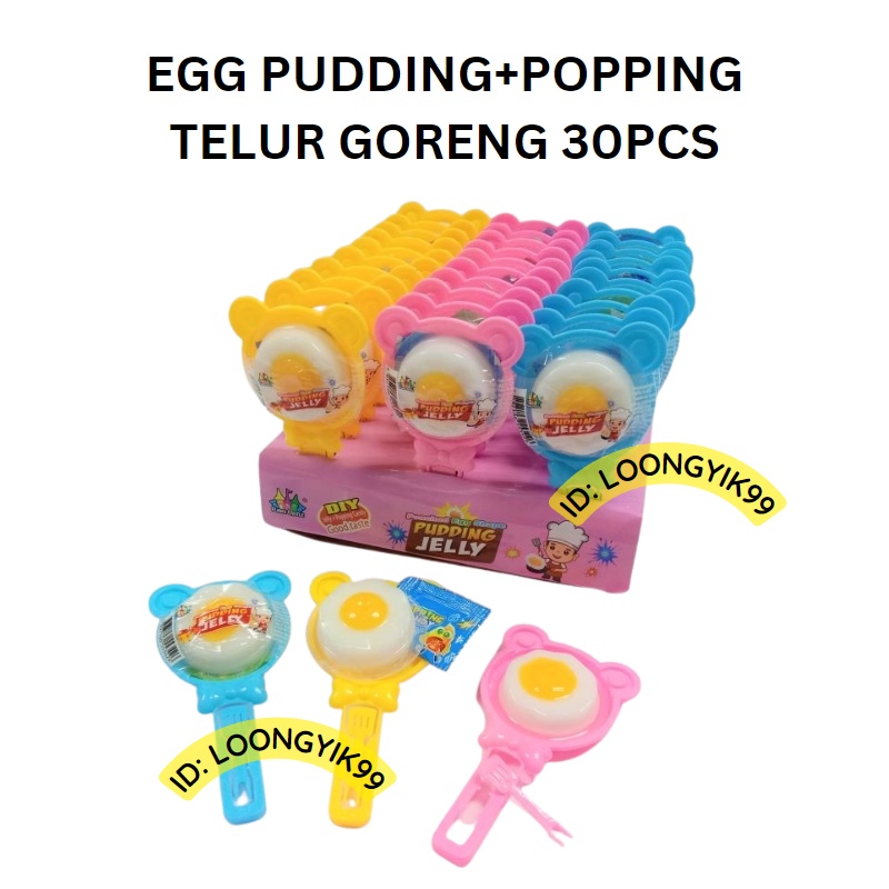 *Halal* Seahorse 30Pcs Jelly Poached Egg Shape Pudding Jelly DIY Jelly ...