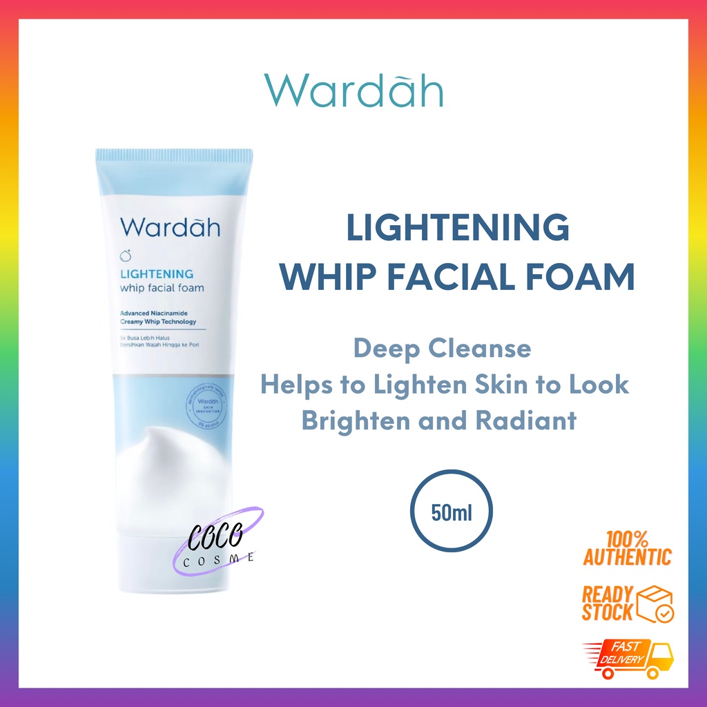 WARDAH Lightening Whip Facial Foam 100ml | Shopee Malaysia