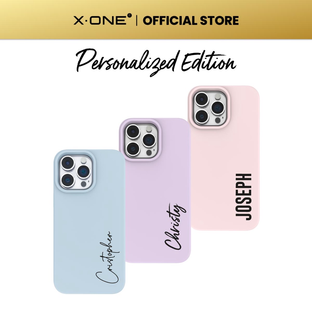 X.One Shock Dominator(Pastel Series) Personalized Edition for i phone 14 Pro Max
