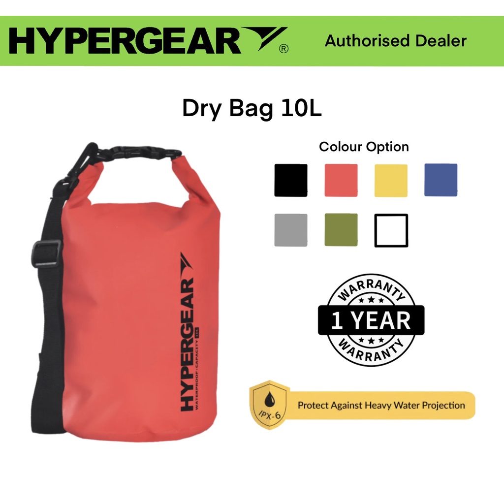 Hypergear Dry Bag 10L (Waterproof Bag, Dry Bag) Shopee Malaysia