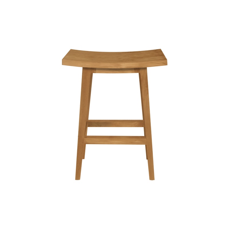 ELEGANT AND COMFORTABLE,EXPERTLY CRAFTED TEAK WOOD ZEN BAR STOOL