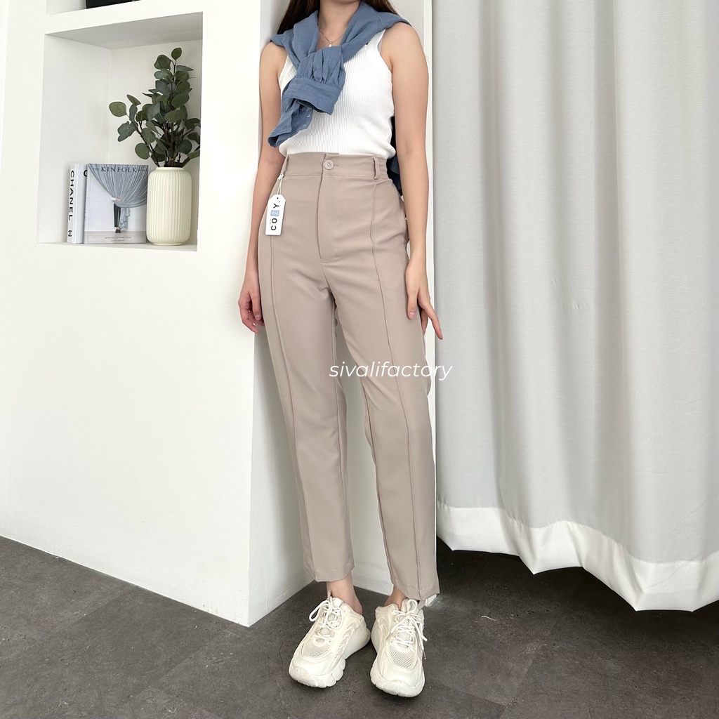 SIVALI Azora Pants - Ankle Pants Petite Friendly Casual Formal Office Pants - 7/8 Pants | 3418