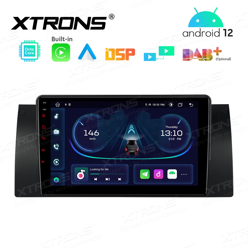 XTRONS 9" BMW X5 E53 E38 Car Android Player 8Core Android 12 Builtin