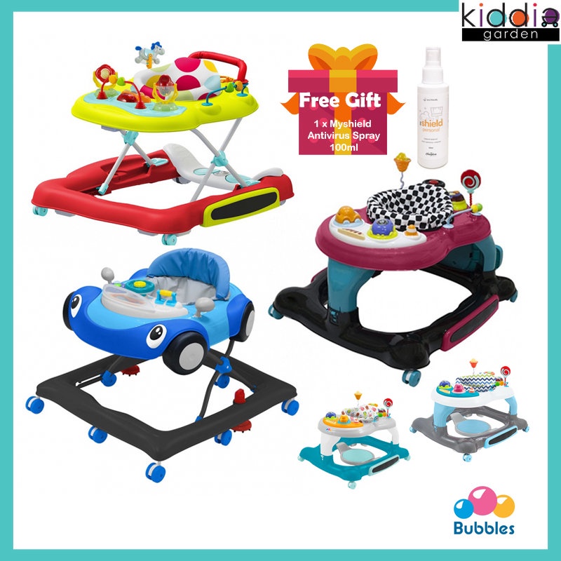 Kiddie Garden Bubbles Baby Walker, Rocker & Jumper Baby Walker Baby