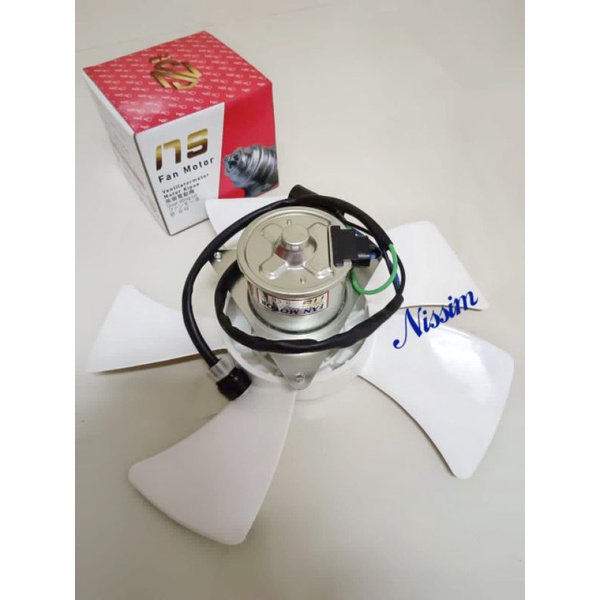 Fan Motor (2socket) & Fan Blade (5leaf) Iswara,Lmst (radiator)(apm type