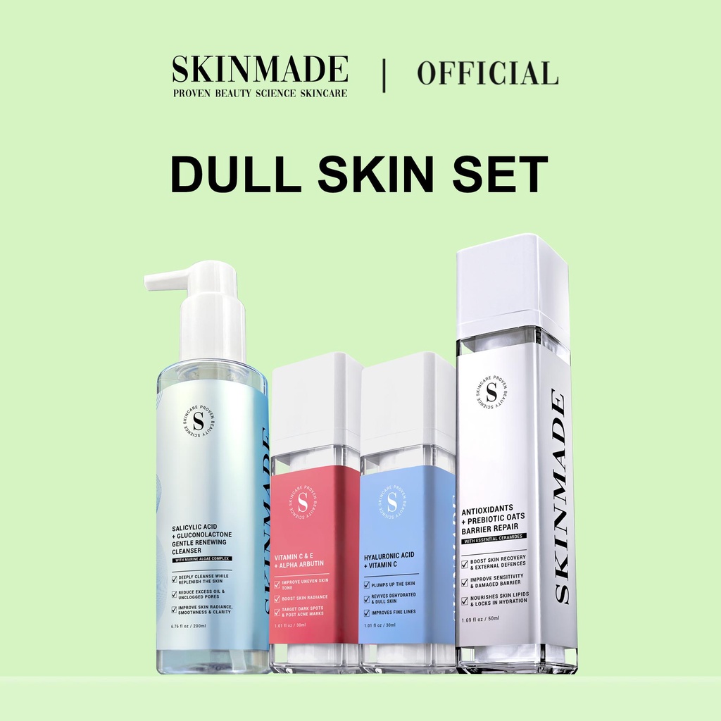 SKINMADE Dull Skin 4pcs Set / Salicylic Acid (BHA) + PHA Renewing ...