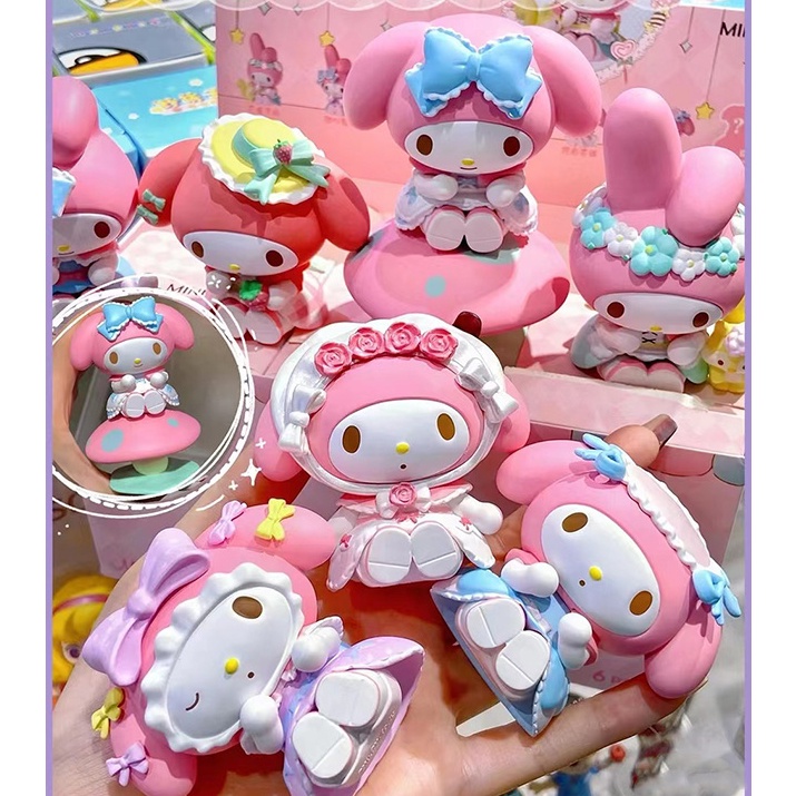 Sanrio X MINISO Mystery Boxes MY MELODY Blind Box Secret Figure Toys ...