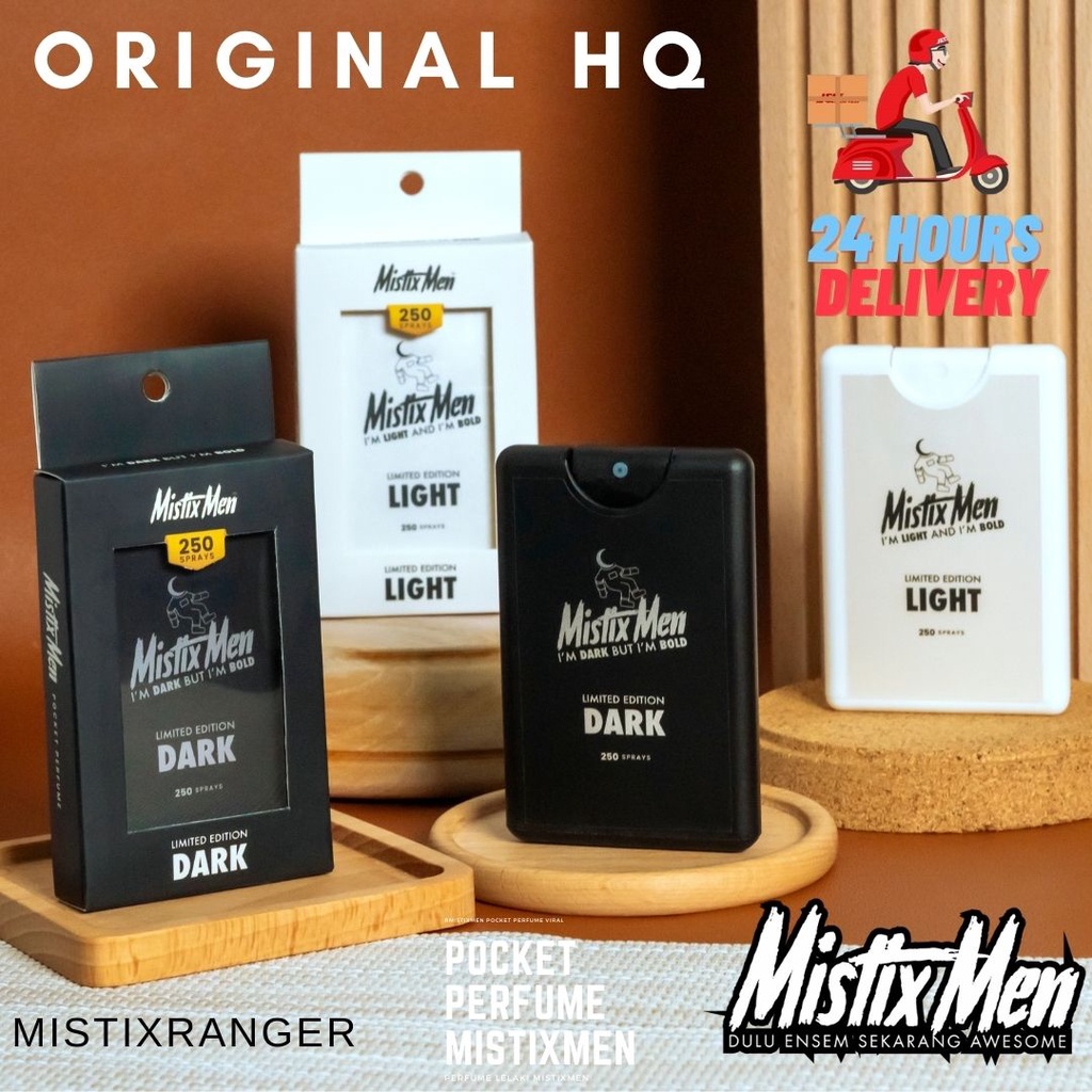 Perfume Pocket Mistixmen Viral Khas Untuk Lelaki Dark & Light ( Minyak Wangi Lelaki Mistixmen