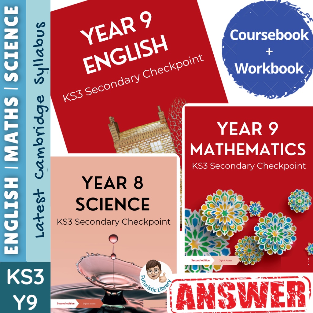 19 Year 9 NEW Cambridge Lower Secondary Science Mathematics English 