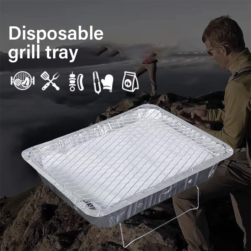 LH Disposable BBQ Grill Outdoor DIY Disposable Instant BBQ Grill Set