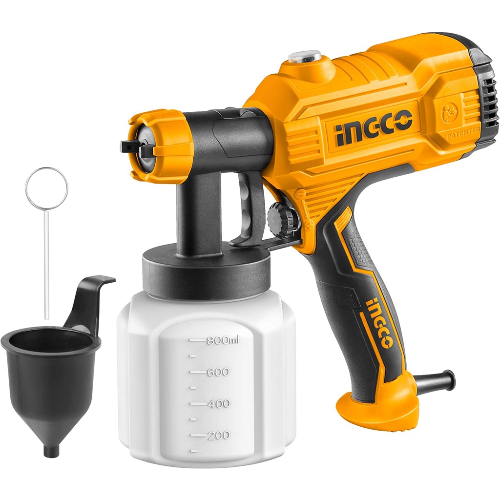 INGCO Paint Sprayer Corded Spray Gun 450W 800ml Fence Paint Sprayer for