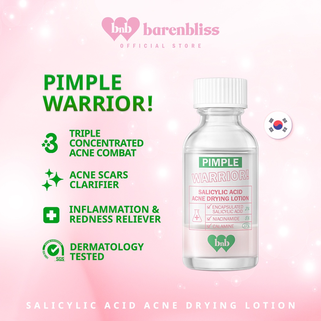 BNB barenbliss Pimple Warrior! Salicylic Acid Acne Drying Lotion |17