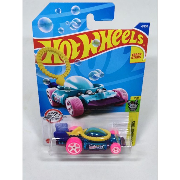Hot Wheels BUBBLE MATIC Purple Fantasy 1/64 Diecast Car [7cm x 2.5cm x
