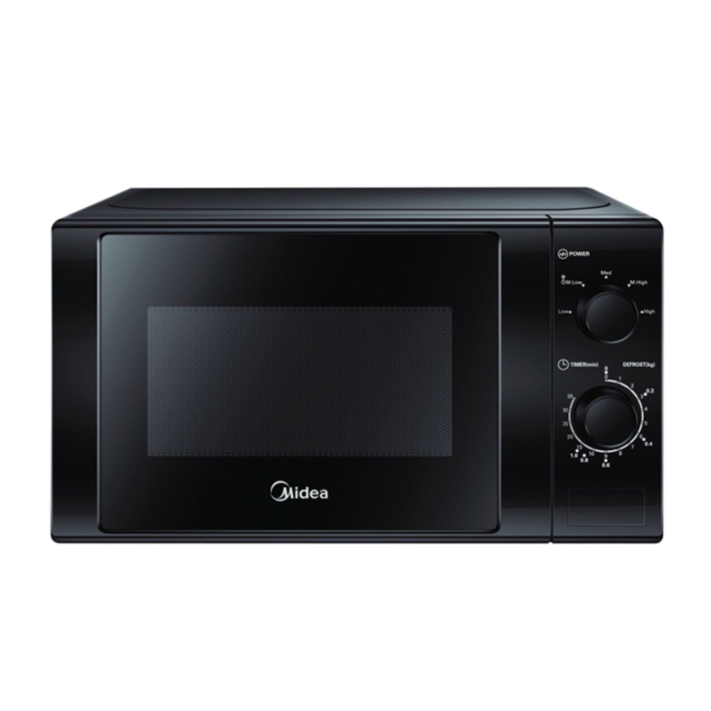 Midea Microwave Oven 20L With Defrost Function MM720CGE-BK Black ...