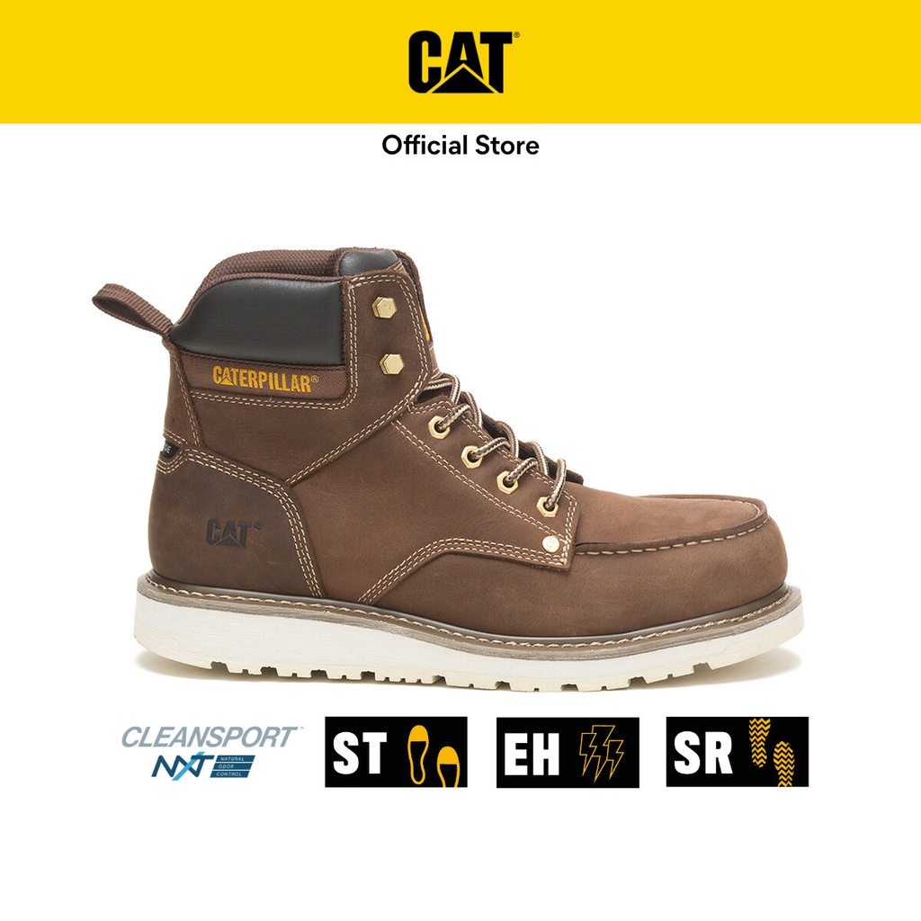 Caterpillar Men's CALIBRATE Steel Toe Boot Khaki (P91420) Safety Shoes Heavy Duty Footwear