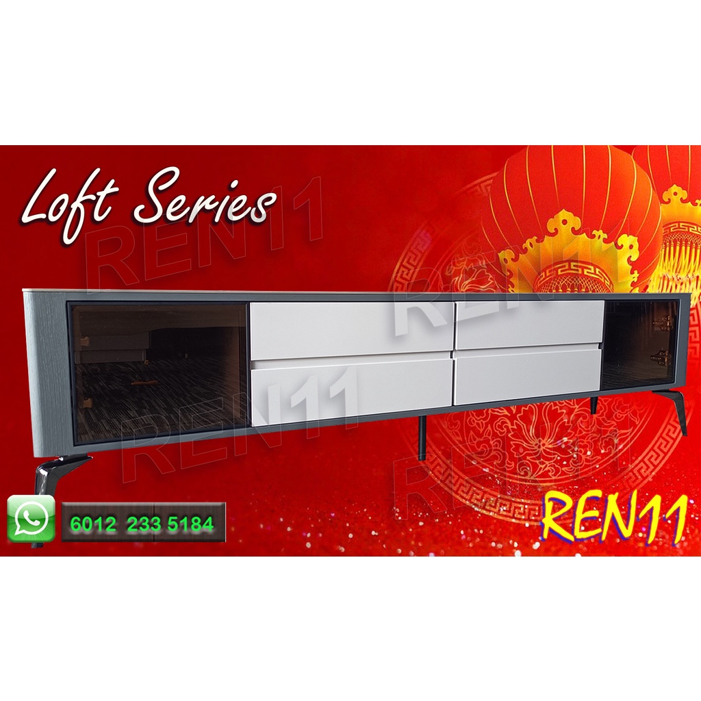 Loft 1800/2000 mm Ceramic Top Tv modern Hall / Tv / Coffee Table